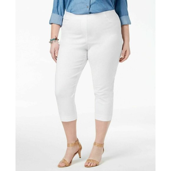 Style & Co Mid Rise Comfort Waist Capri Pants - Picture 1 of 4